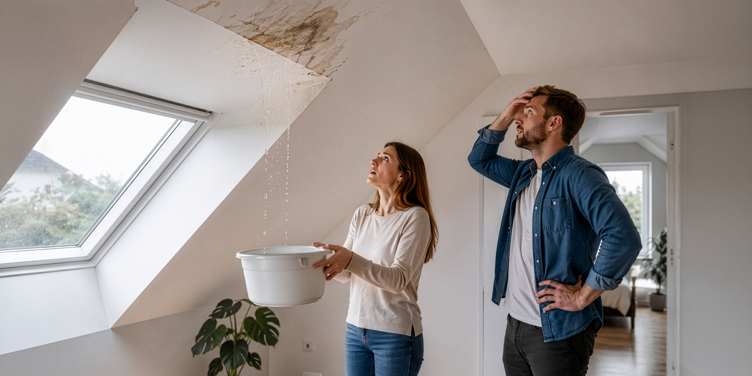 Undichtes Dach verschwiegen Hauskauf-Retter